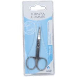 FORME ET FLAMMES CISEAUX A ONGLES COURBES ACIER INOXYDABLE REF 82